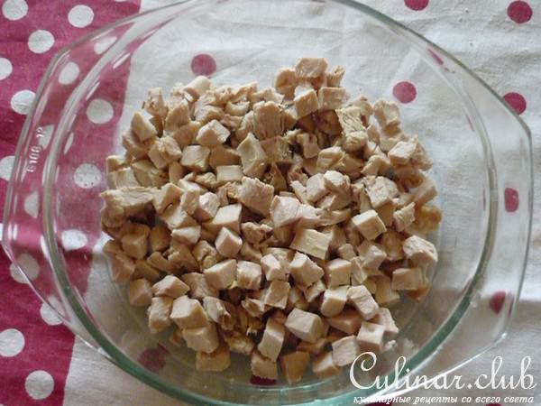 диетический куриный салат