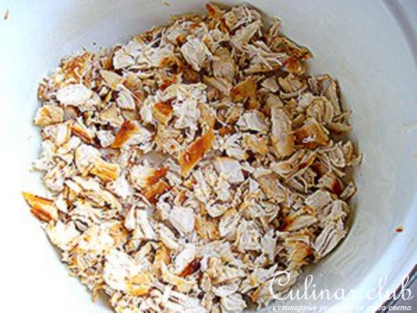 Салат из курицы с виноградом