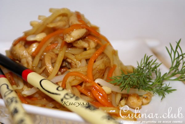 Салат с курицей в китайском стиле
