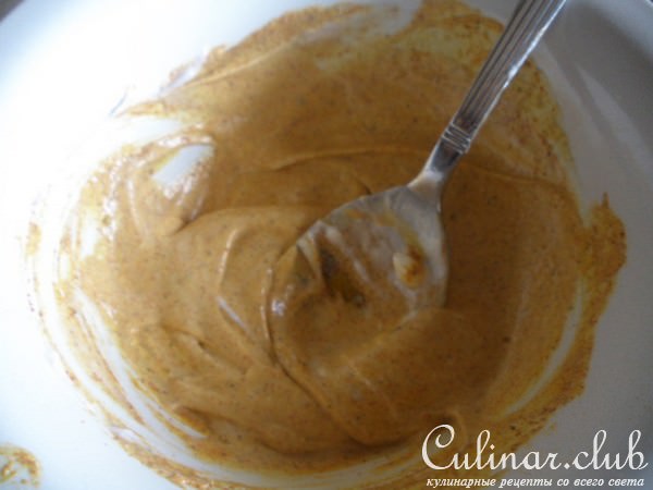 Салат-карри с курицей