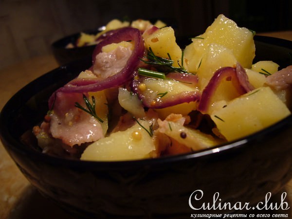 Немецкий картофельный салат.