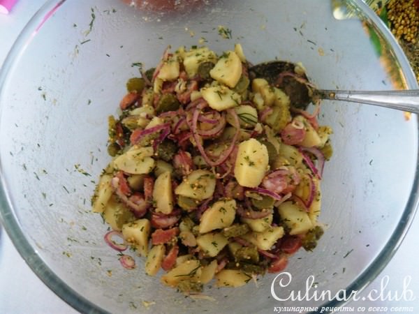 Немецкий картофельный салат