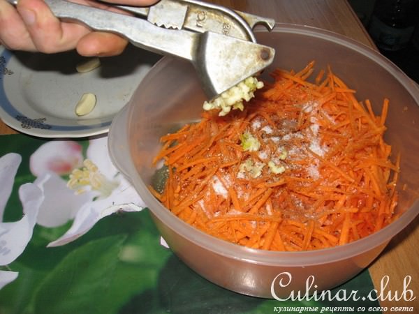 Хрустящая морковь "по корейски"(вариант)