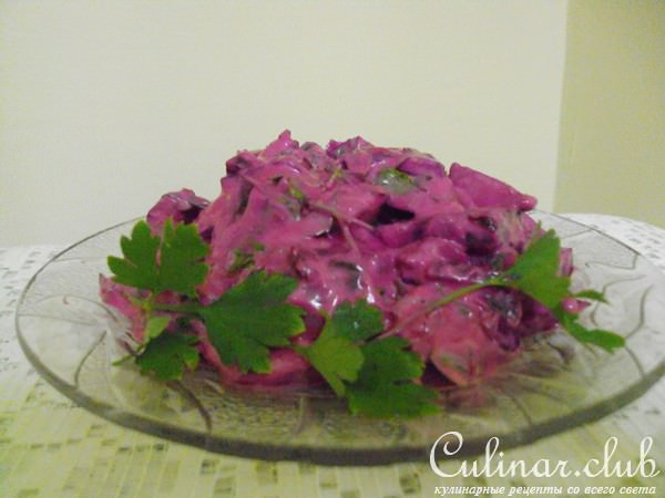 Салат из свеклы