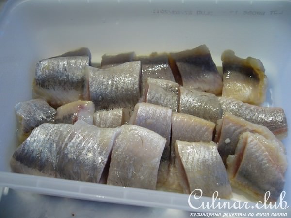 Селедочный салат с редиской