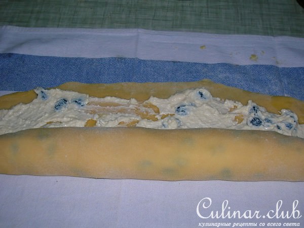 Штрудель с яблоками + штрудель с творогом