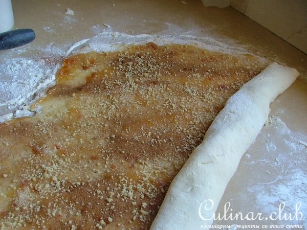 Апельсиновый пирог - розочки