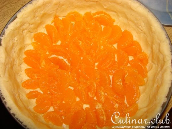 Ksekuchen -Творожный тортик с мандаринами.Вариант.