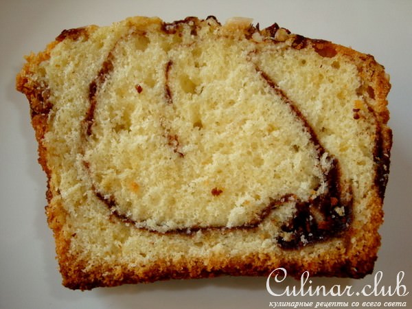 Вкусный кекс-пирог и шоколадная помадка