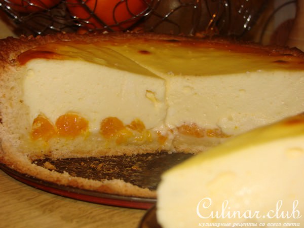 Ksekuchen -Творожный тортик с мандаринами.Вариант.
