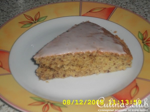 Тыквенный (или морковный) пирог (вариант).
