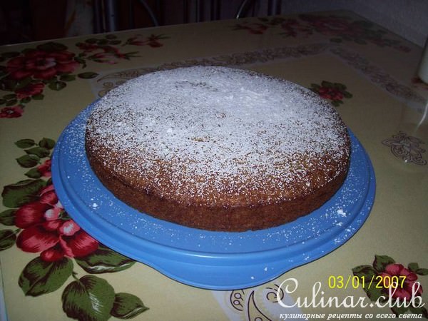 Кабачковый кекс с орехами.