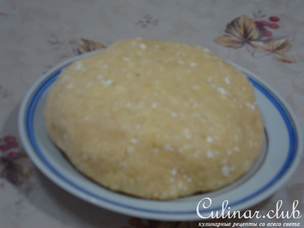 Творожный пирог с яблоками и кешью