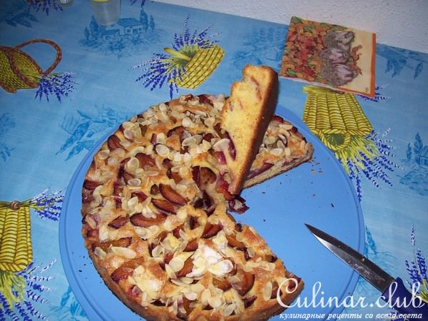 Сливовый пирог.