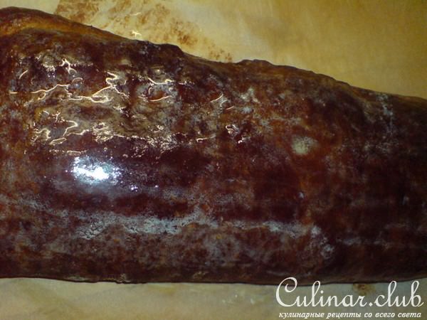 Штоллен с маком,марципаном и вяленой клюквой для Эллы//Mohnstollen