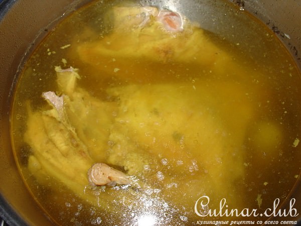 Суп с щавелем и сливочным сыром (Вариант).