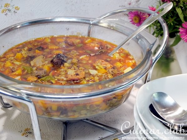 Lentejas con chorizo. (       ) 
