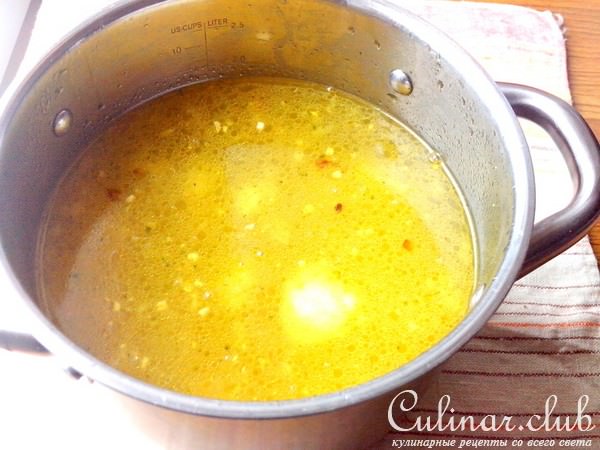 Суп из цветной капусты с картофелем и морковью