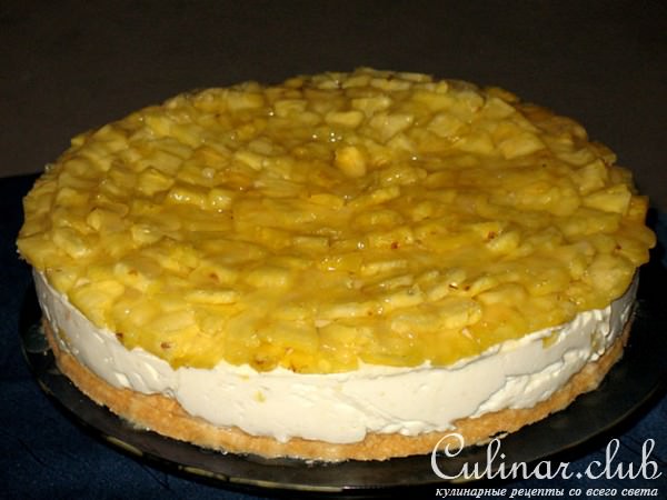 Ананасово-кокосовый творожный торт "Pina Colada"