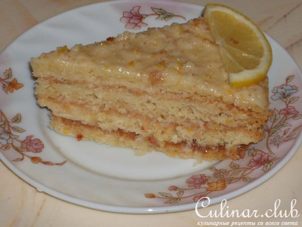 Торт "Лимонник" (дамский, поздравительный)
