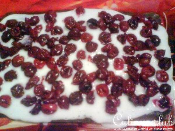 Шоколадный торт с вишней(вариант)