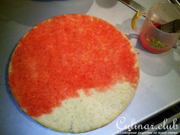 Творожный торт с посыпкой