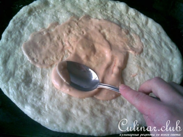 Пицца с крабами