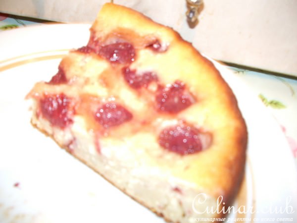 Творожный торт с клубникой