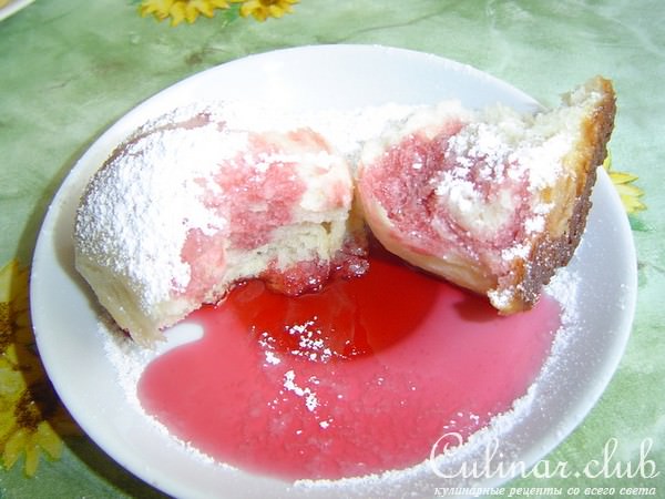 Bayerische Dampfnudeln-Булочки на пару