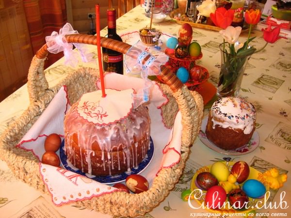 Пасхальный кулич (заварной)