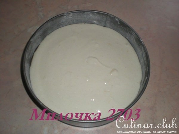 Пирог с малиной