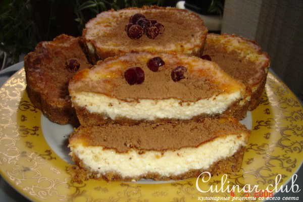 Корзиночки с творогом и какао