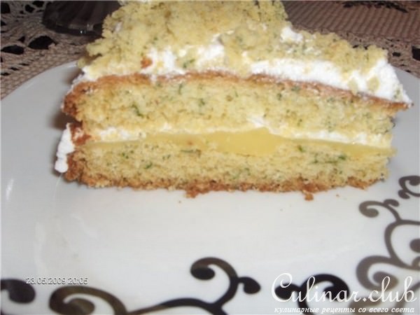Сладкий тортик со шпинатом (типа Greencake)