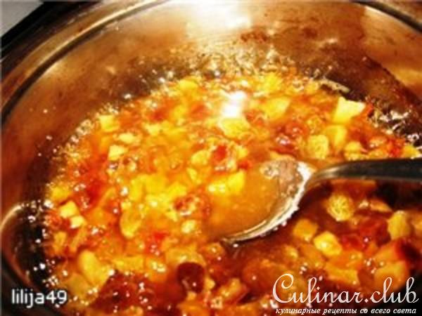 Фруктовый кекс на скорую руку